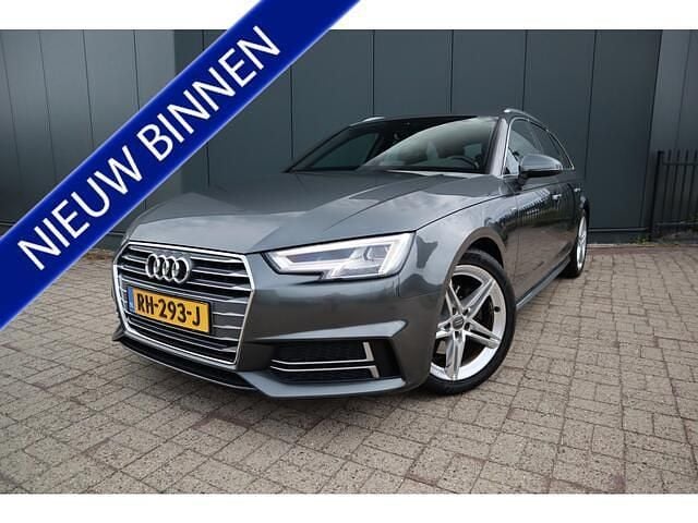 Grijs Gebruikt 2018 Audi A4 S-Line Stationwagen | € 23.950 (Eerlijke prijs) - Afbeelding 1/4