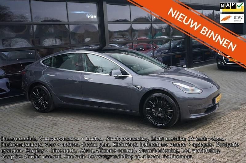 Occasion Tesla Model 3 Long Range RWD 235 kW (320 PK) 2019 Grijs Sedan