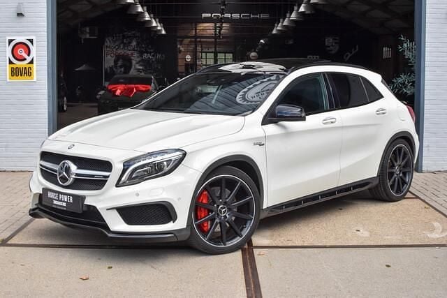 Wit Gebruikt 2015 Mercedes GLA45 AMG Premium Plus SUV | € 28.900 (Super prijs) - Afbeelding 1/4