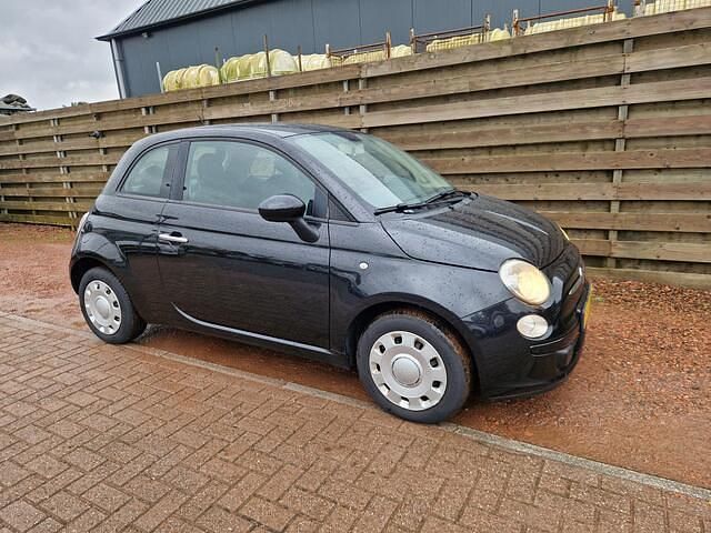 Zwart, metallic lak Gebruikt 2012 Fiat 500 Pop Hatchback | € 6.950 (Eerlijke prijs) - Afbeelding 1/4