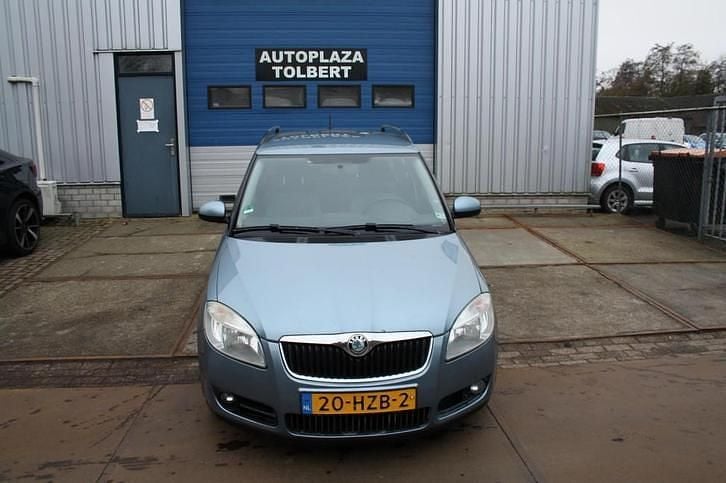 Occasion Skoda Fabia Ambiente 86 PK (63 kW) 2009 Blauw Stationwagen