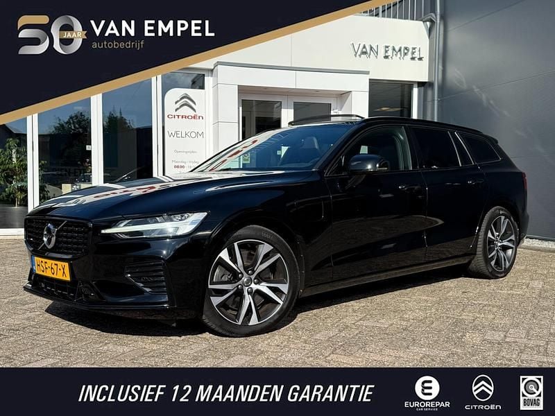 Zwart Gebruikt 2021 Volvo V60 R-Design Stationwagen | € 35.900 (Eerlijke prijs) - Afbeelding 1/4
