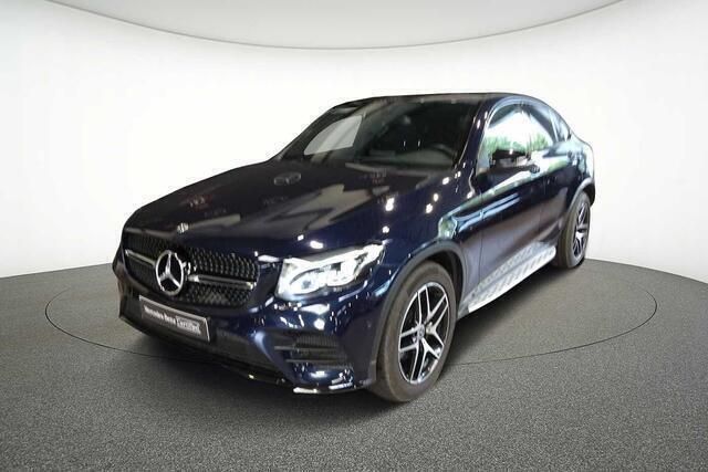 Blauw Gebruikt 2017 Mercedes 220 AMG line Coupé | € 32.000 - Afbeelding 1/4