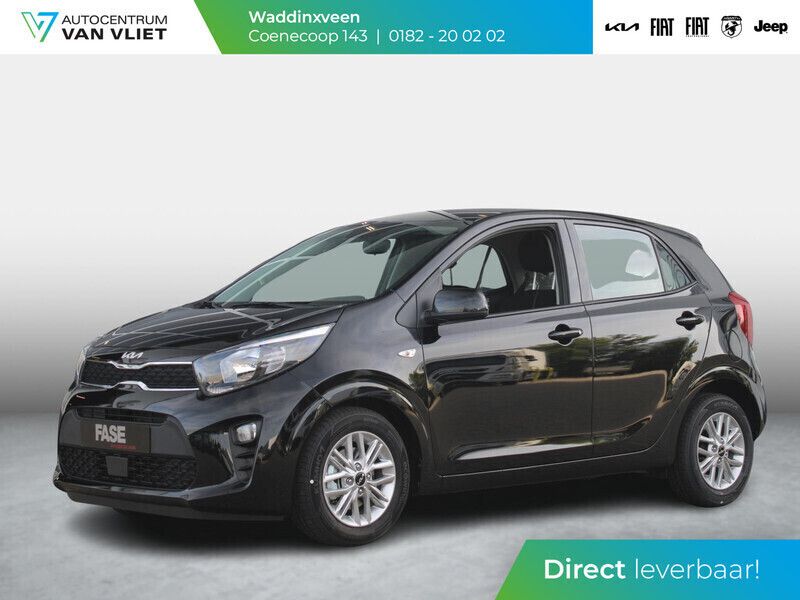 Zwart Nieuw 2024 Kia Picanto Comfort Hatchback | € 18.689 (Eerlijke prijs) - Afbeelding 1/4