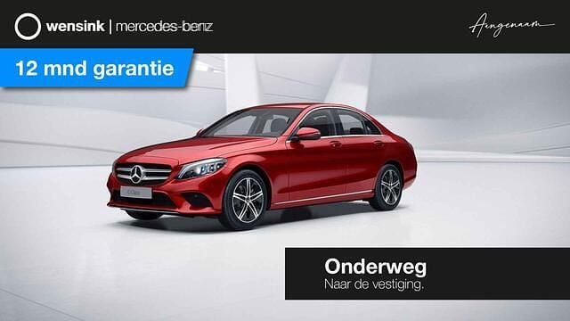 Rood Gebruikt 2019 Mercedes C160 Business Coupé | € 24.850 (Eerlijke prijs) - Afbeelding 1/4