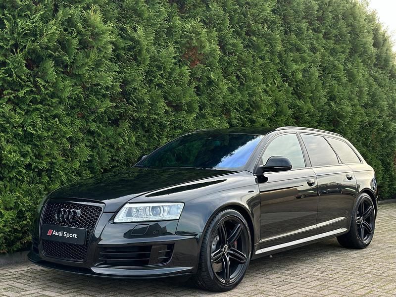 Zwart Gebruikt 2008 Audi RS6 Black Edition Stationwagen | € 36.890 - Afbeelding 1/4