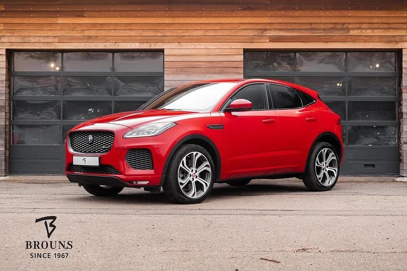 Rood Gebruikt 2018 Jaguar E-Pace First Edition SUV | € 27.950 (Super prijs) - Afbeelding 1/4