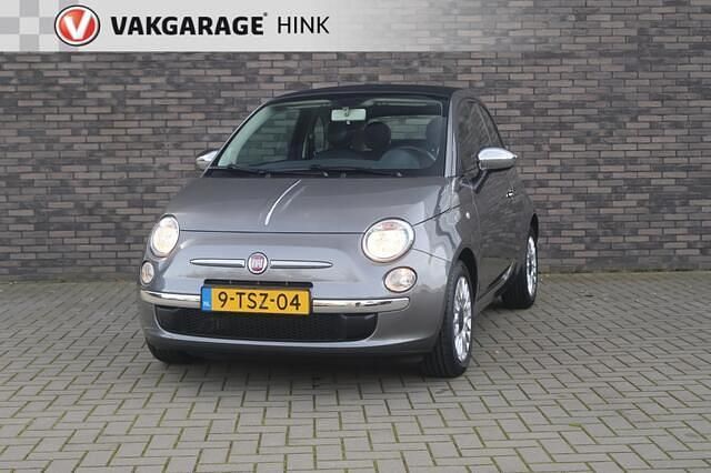 Grijs Gebruikt 2014 Fiat 500 Cabriolet | € 7.250 (Eerlijke prijs) - Afbeelding 1/4