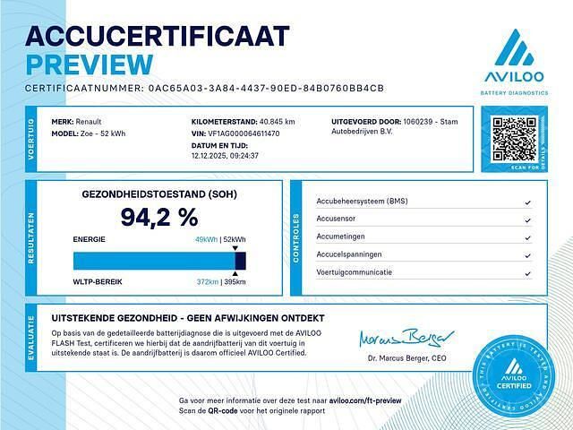 Occasion Renault Zoe Life 100 kW (136 PK) 2020 Wit Hatchback