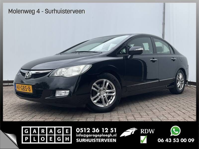 Zwart, metallic lak Gebruikt 2008 Honda Civic Hybrid Sedan | € 4.900 (Duur) - Afbeelding 1/4