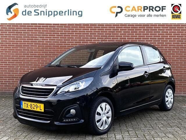 Zwart Gebruikt 2018 Peugeot 108 Active Hatchback | € 7.450 (Eerlijke prijs) - Afbeelding 1/4