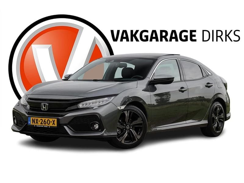 Grijs Gebruikt 2017 Honda Civic Hatchback | € 17.890 (Eerlijke prijs) - Afbeelding 1/4