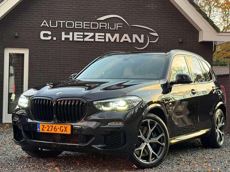 Blauw (metallic) Gebruikt 2021 BMW X5 M Sport SUV | € 42.945 (Super prijs) - Afbeelding 1/4