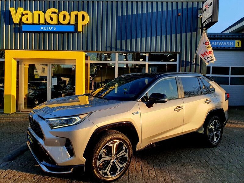 Zilver Gebruikt 2021 Toyota RAV4 Hybrid Plus SUV | € 42.995 (Iets duurder) - Afbeelding 1/4