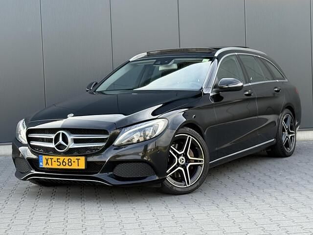 Zwart Gebruikt 2017 Mercedes C250 Avantgarde Stationwagen | € 13.995 (Super prijs) - Afbeelding 1/4