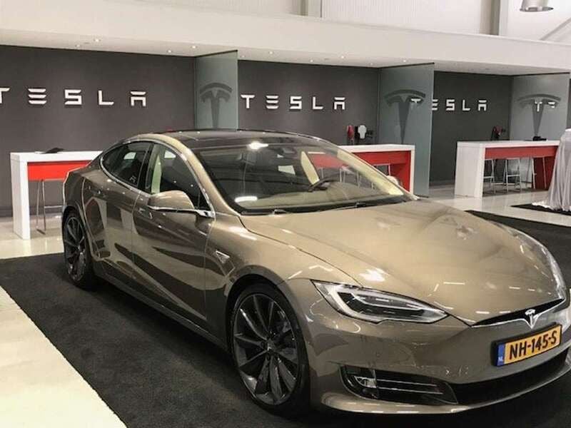 Brons Gebruikt 2017 Tesla Model S Sedan | € 23.500 - Afbeelding 1/4