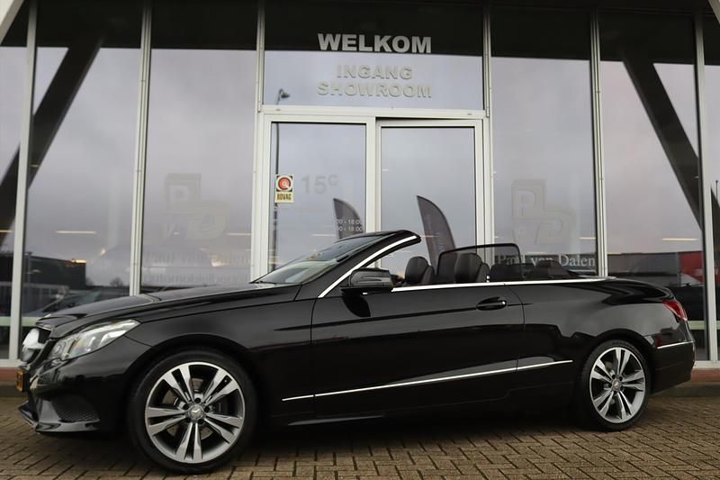 Occasion Mercedes E200 Edition 184 PK (135 kW) 2014 Zwart (metallic) Cabriolet