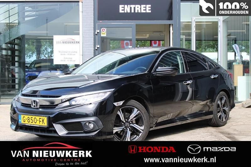 Zwart Gebruikt 2018 Honda Civic Executive Sedan | € 16.900 (Eerlijke prijs) - Afbeelding 1/4