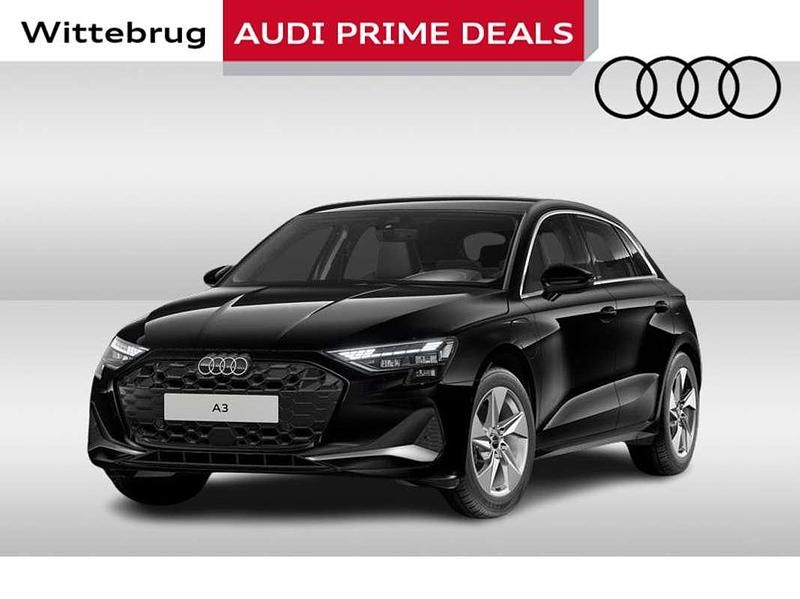Zwart Nieuw 2025 Audi A3 Sportback e-tron Advanced Hatchback | € 45.360 (Eerlijke prijs) - Afbeelding 1/4