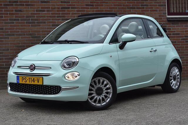 Groen Occasion 2017 Fiat 500C Lounge Cabriolet | € 7.949 (Goede deal) - Afbeelding 1/4