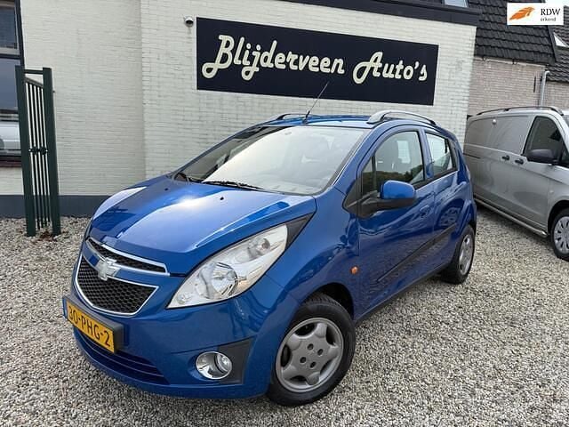 Blauw Gebruikt 2010 Chevrolet Spark LT Hatchback | € 1.950 (Super prijs) - Afbeelding 1/4