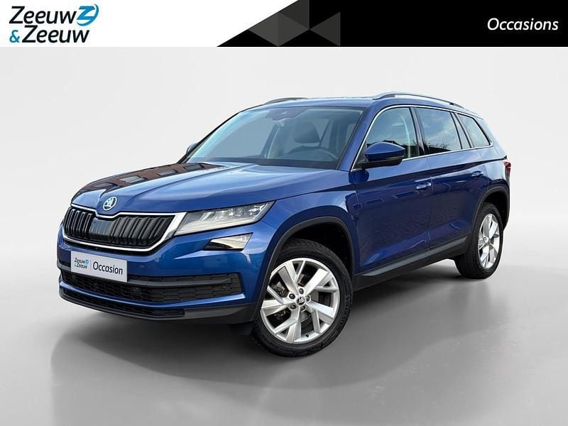 Reef blue metallic (blauw metallic) Gebruikt 2020 Skoda Kodiaq Business Line SUV | € 22.940 (Super prijs) - Afbeelding 1/4