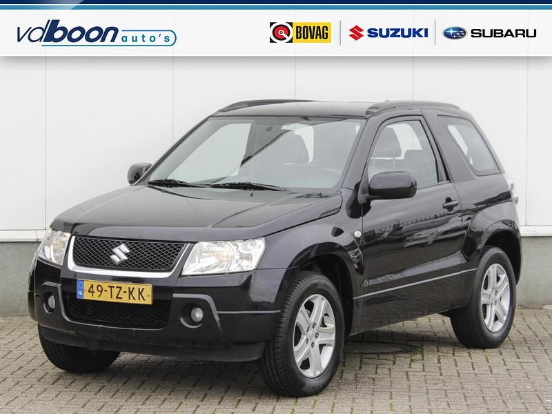 Zwart Gebruikt 2007 Suzuki Grand Vitara Exclusive SUV | € 9.095 - Afbeelding 1/4