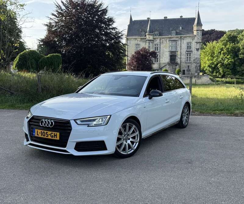 Wit Gebruikt 2018 Audi A4 S-Line Stationwagen | € 15.999 (Goede deal) - Afbeelding 1/4