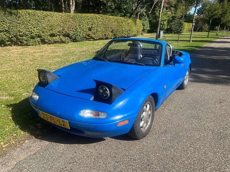 Blauw Gebruikt 1991 Mazda MX5 Cabriolet | € 5.700 - Afbeelding 1/4