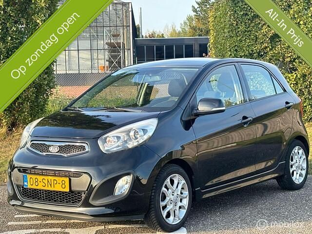 Zwart Gebruikt 2011 Kia Picanto Hatchback | € 4.299 (Eerlijke prijs) - Afbeelding 1/4