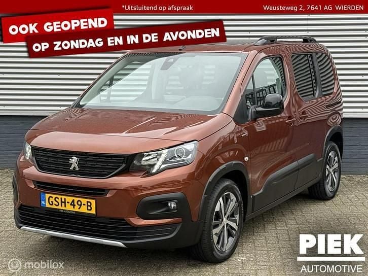 Bruin Gebruikt 2019 Peugeot Rifter GT-line MPV | € 24.999 (Eerlijke prijs) - Afbeelding 1/3