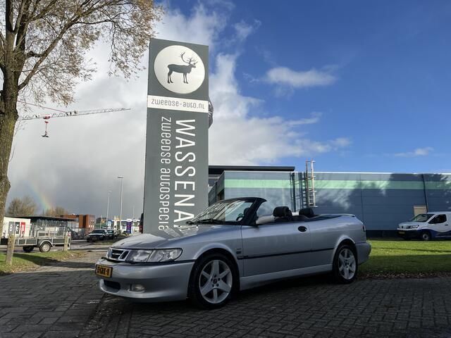 Zilver, metallic lak Gebruikt 2001 Saab 9-3 Cabriolet Aero Cabriolet | € 5.950 (Duur) - Afbeelding 1/4
