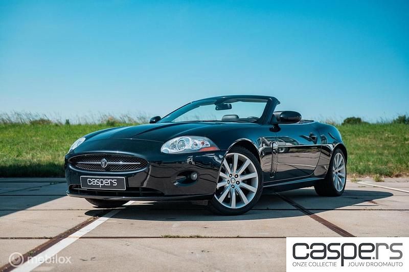 Zwart Gebruikt 2006 Jaguar XK Cabriolet | € 27.900 (Eerlijke prijs) - Afbeelding 1/4