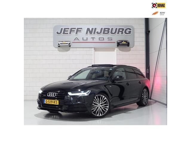 Zwart Gebruikt 2016 Audi A6 Premium Stationwagen | € 24.999 (Eerlijke prijs) - Afbeelding 1/4