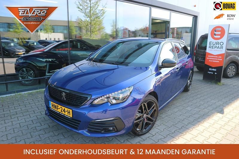 Blauw Occasion 2019 Peugeot 308 SW GT-line Stationwagen | € 16.450 (Duur) - Afbeelding 1/4