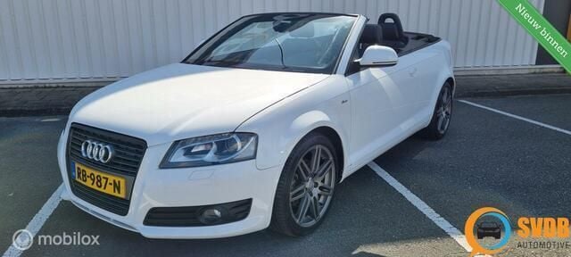 Wit Gebruikt 2009 Audi A3 Cabriolet S-Line Cabriolet | € 6.499 (Eerlijke prijs) - Afbeelding 1/4