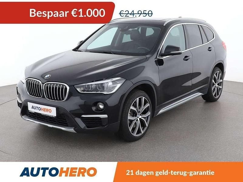 Zwart Gebruikt 2017 BMW X1 xLine SUV | € 24.149 (Goede deal) - Afbeelding 1/3