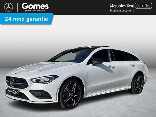Wit Gebruikt 2023 Mercedes CLA250 Shooting Brake AMG line Stationwagen | € 37.950 (Iets duurder) - Afbeelding 1/4