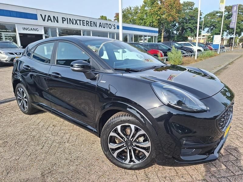 Zwart Gebruikt 2023 Ford Puma ST-Line SUV | € 18.645 (Super prijs) - Afbeelding 1/4