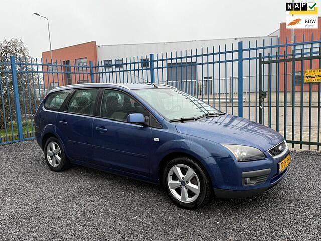 Occasion Ford Focus Ambiente 125 PK (91 kW) 2008 Blauw (metallic) Stationwagen