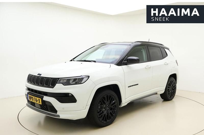 Wit Gebruikt 2022 Jeep Compass SUV | € 28.950 (Eerlijke prijs) - Afbeelding 1/4