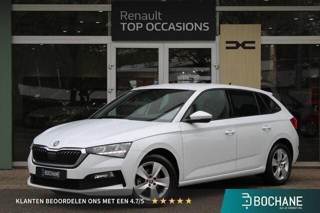Moon white metallic (wit metallic) Gebruikt 2020 Skoda Scala Business Line Hatchback | € 14.500 (Goede deal) - Afbeelding 1/4