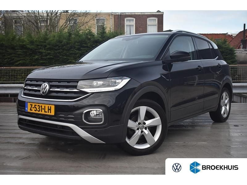Zwart Gebruikt 2019 VW T-Cross Style SUV | € 19.395 (Eerlijke prijs) - Afbeelding 1/4