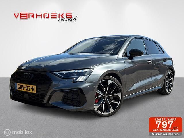 Grijs Gebruikt 2022 Audi S3 Sportback S-Line Hatchback | € 49.750 - Afbeelding 1/4