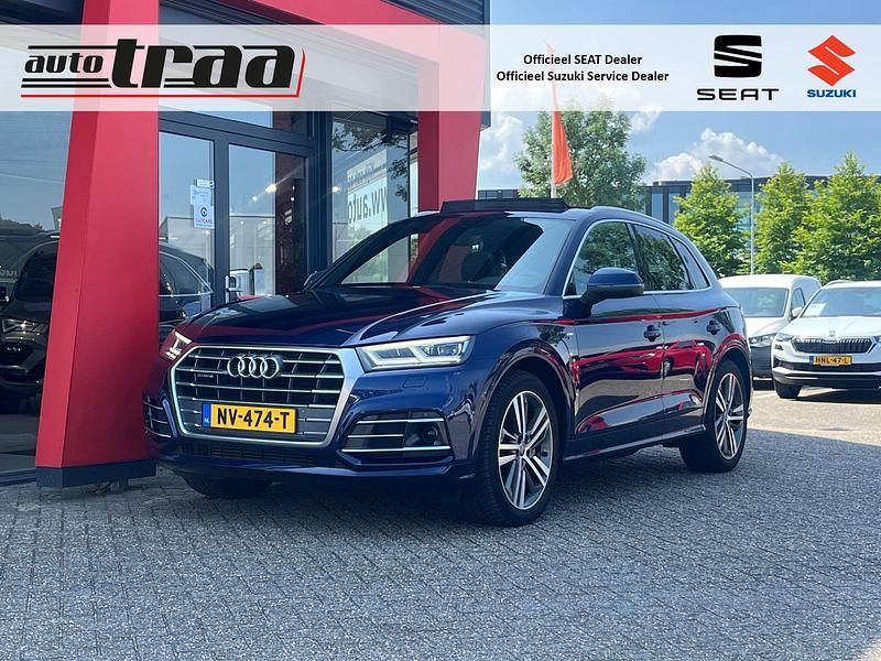 Blauw Gebruikt 2017 Audi Q5 Comfort SUV | € 32.950 - Afbeelding 1/4