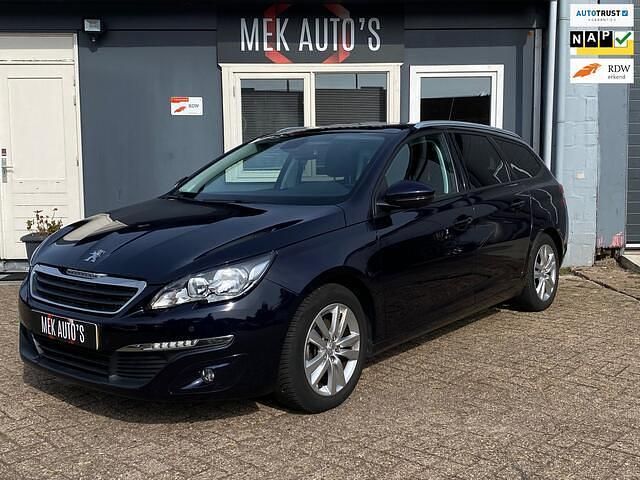 Blauw Gebruikt 2017 Peugeot 308 Stationwagen | € 7.744 (Eerlijke prijs) - Afbeelding 1/4