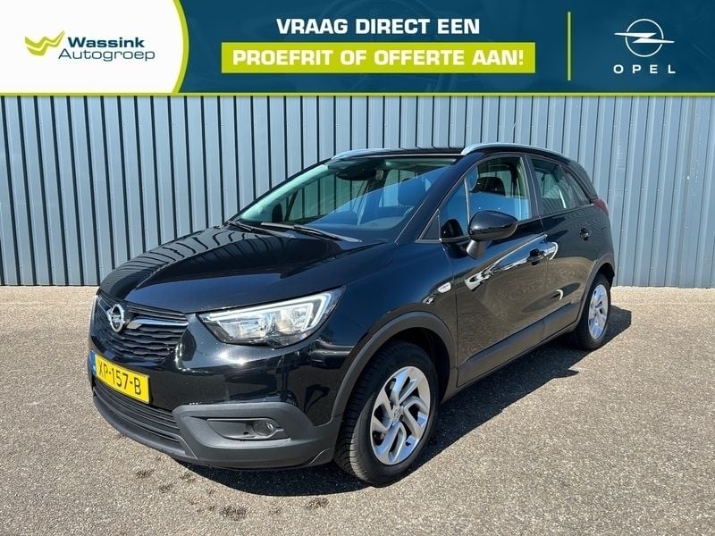 Zwart Gebruikt 2019 Opel Crossland X Innovation SUV | € 14.285 (Eerlijke prijs) - Afbeelding 1/4
