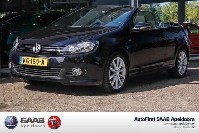 Zwart Gebruikt 2016 VW Golf Cabriolet LOUNGE Cabriolet | € 14.950 (Iets duurder) - Afbeelding 1/4