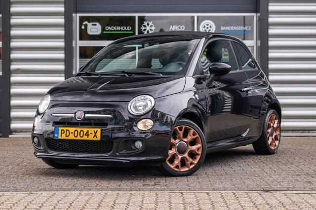 Zwart Gebruikt 2014 Fiat 500 Hatchback | € 7.240 (Iets duurder) - Afbeelding 1/4