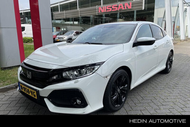 Wit Gebruikt 2018 Honda Civic Elegance Hatchback | € 18.440 (Eerlijke prijs) - Afbeelding 1/4